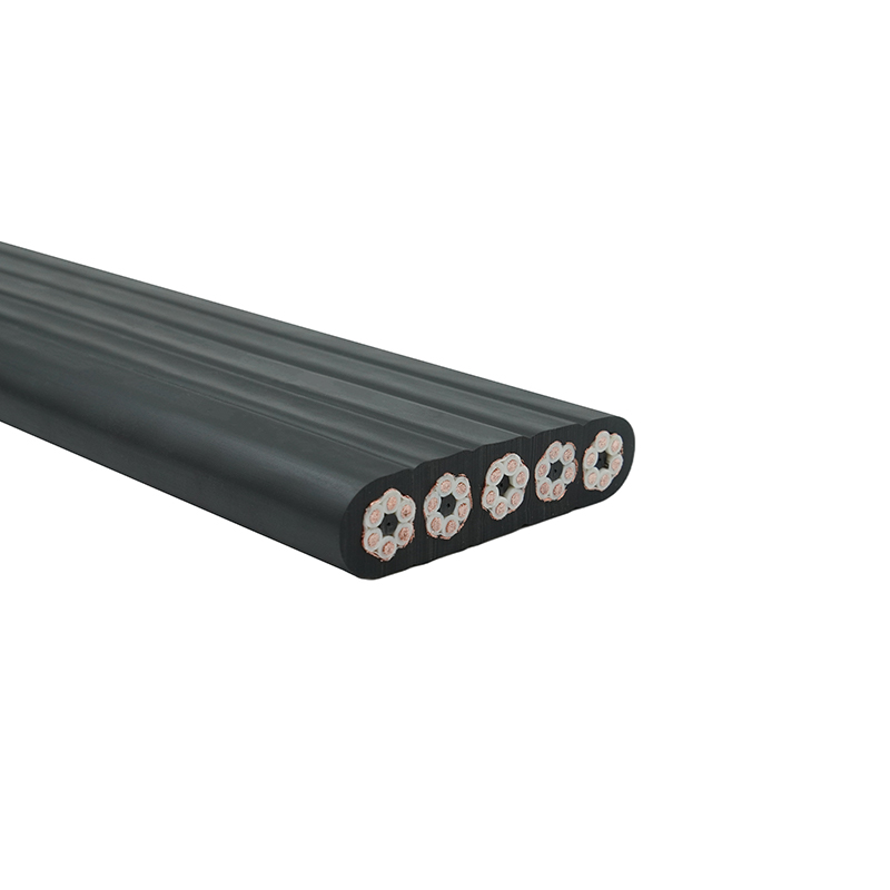 複合シースシールドクレーン走行フラットケーブル